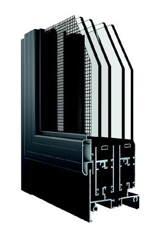 伟家业 隔热推拉门窗80系统(注胶)